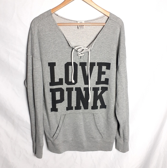 PINK Victoria's Secret Tops - PINK vs large logo sweatshirt